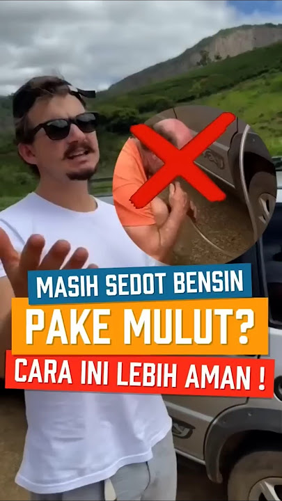 TIPS SAAT KEHABISAN BENSIN 🚘 GAK PERLU SEDOT PAKE MULUT LAGI 😉👍🏾 #tipsotomotif #tipsmobil #tipsntrik