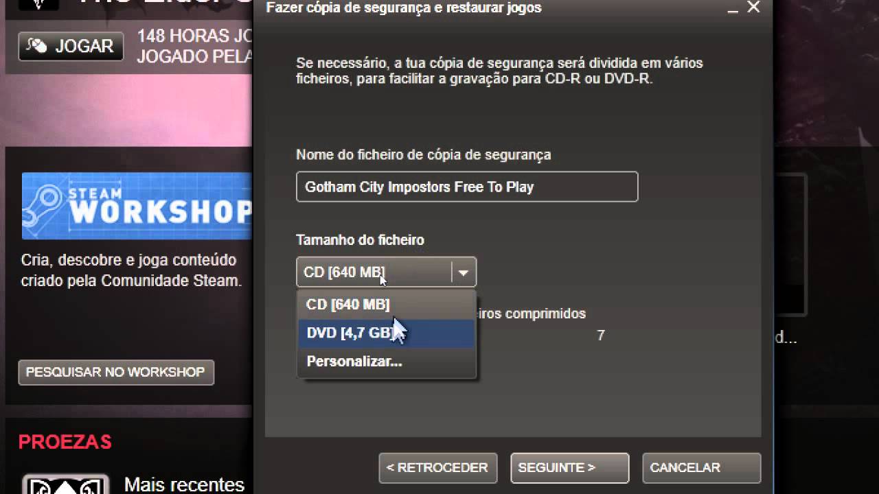 Recuperar saves steam