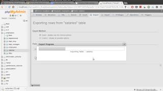 Export Progress Bar