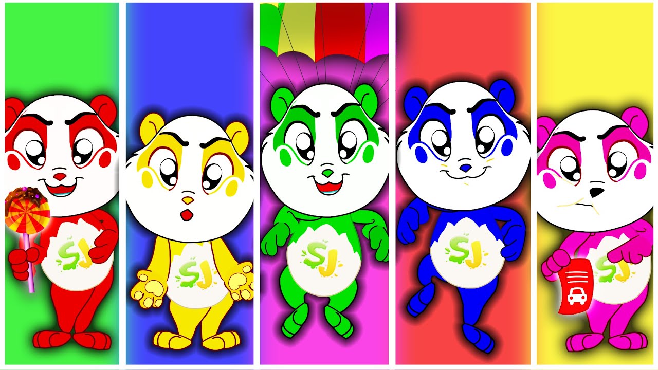 10 Little Pandas - Finger Family & Nursery Rhymes for Kids