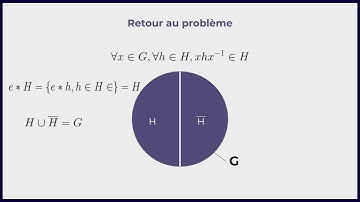 L3 Mathématiques - Théorie des groupes #2 - Classes à gauche et sous groupe distingué
