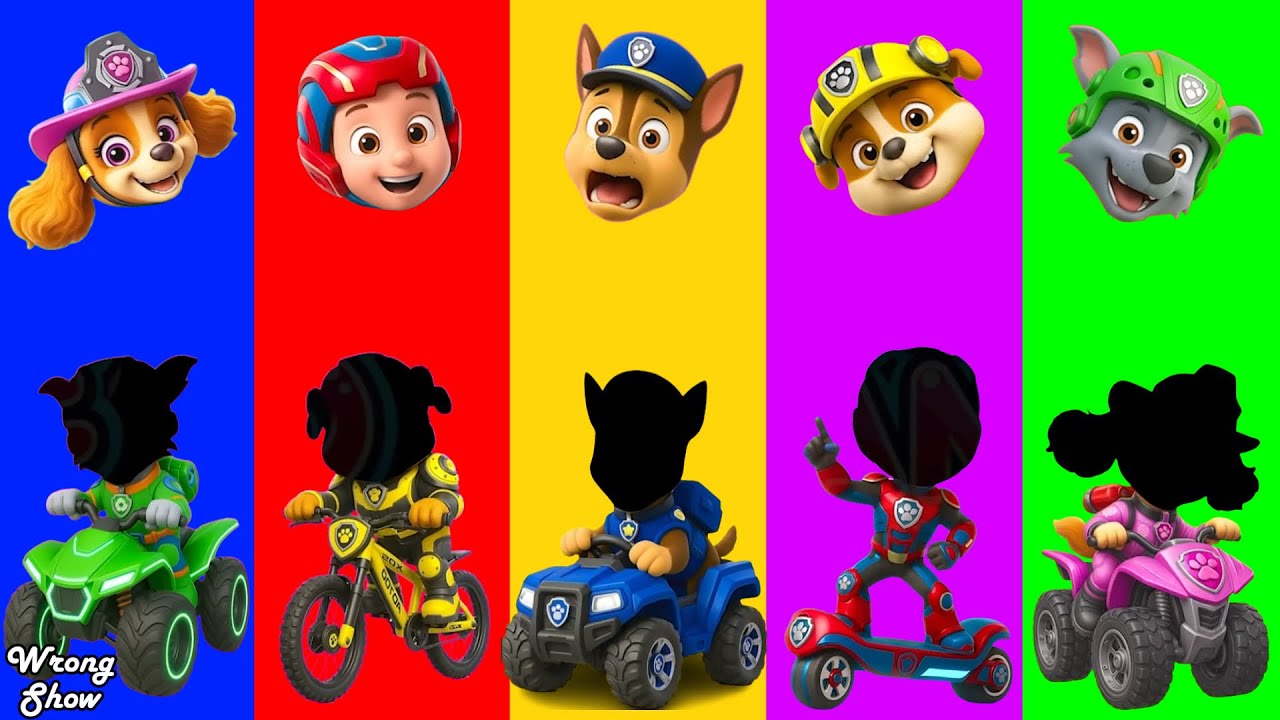 Wrong eyes 👀 Paw Patrol Family Friendly Full Episodes - DAME TU COSITA Funny Puzzle Wrong Heads #8