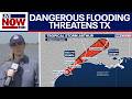 Flooding hits Texas amid threats of a developing tropical storm