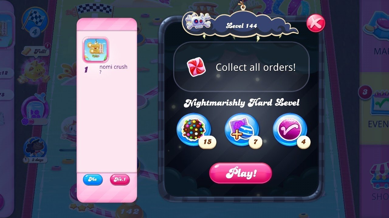 How To Beat Level 144 On Candy Crush