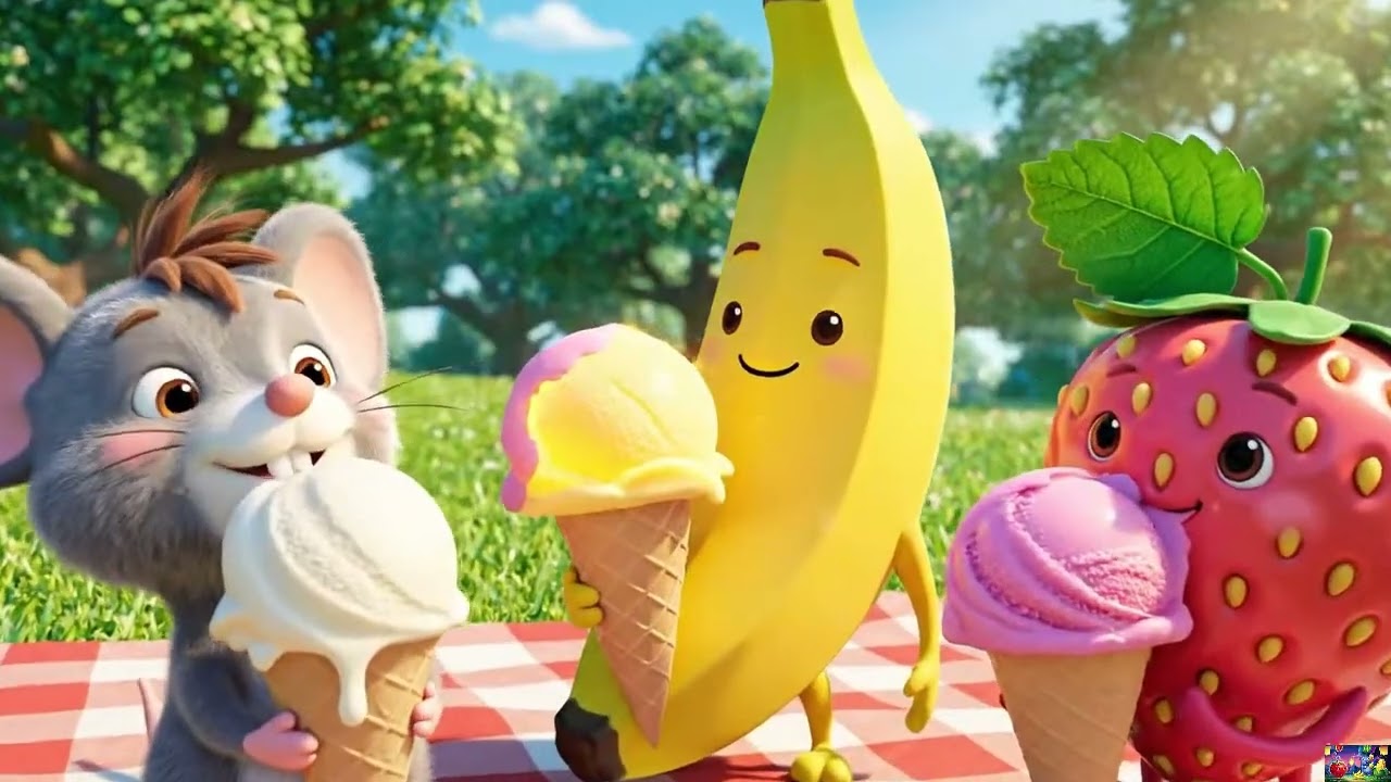 Baby Sensory Spring 🌸🍓 Infant Visual Stimulation | Cute Fruit Dancing Animation With Music 🌼🌈