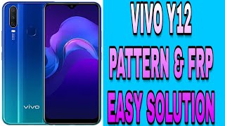 VIVO Y12 PATTERN & FRP REMOVE EASY SOLUTION