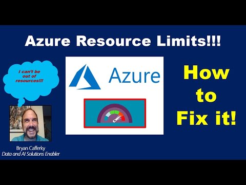 Hitting and Resolving Azure Resource Limits!