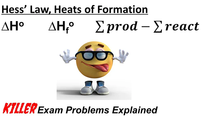 Hess Law and Heats of Formation (Exam Problems Explained)