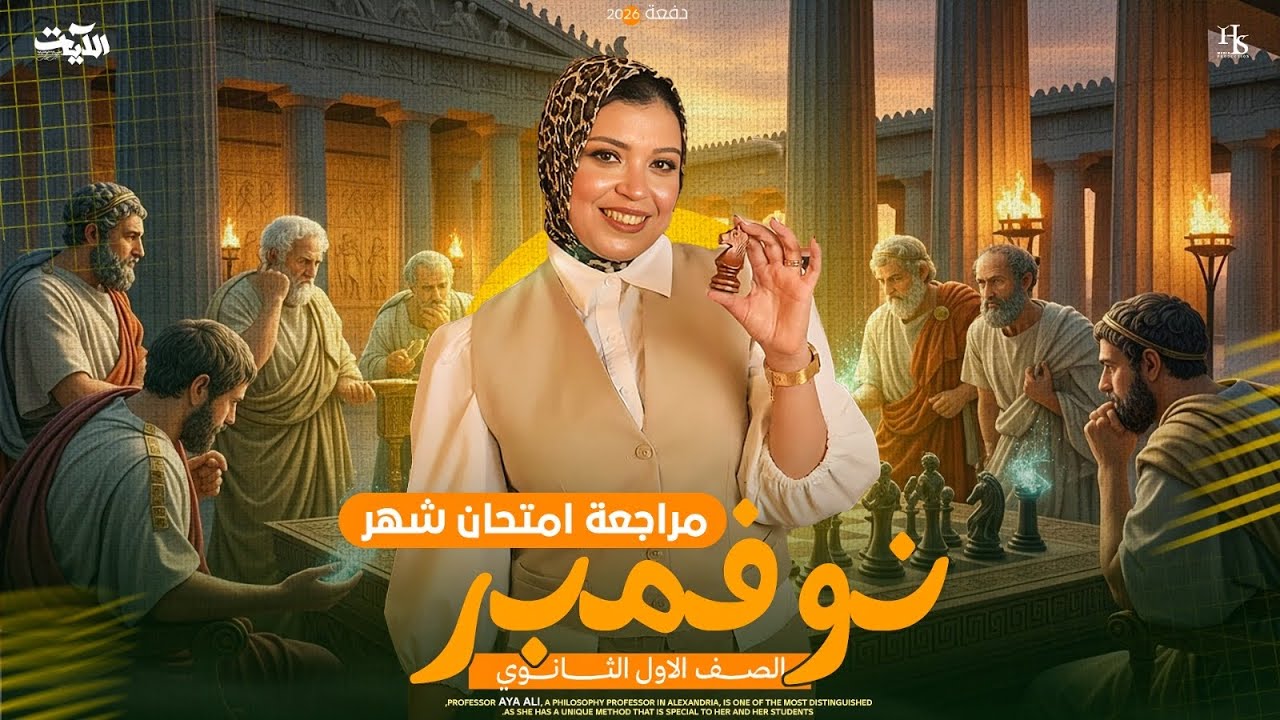 اقوى مراجعه فلسفة شهر نوفمبر الصف الاول الثانوي❤️