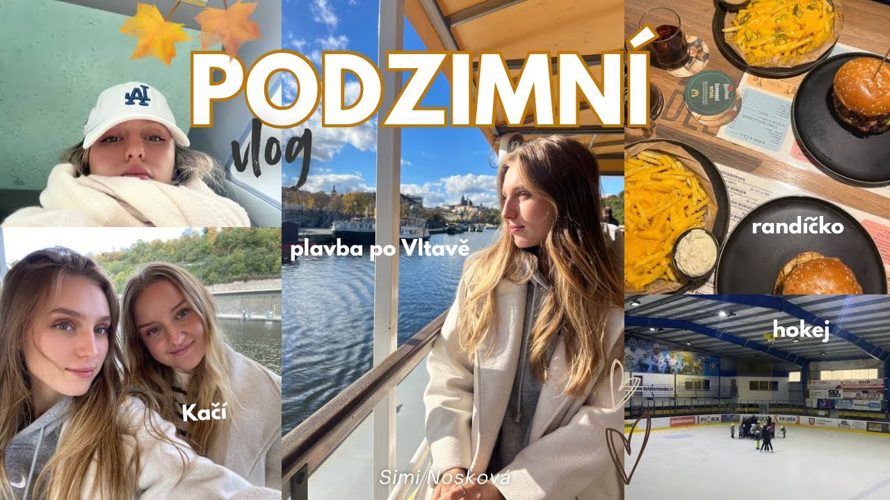 PODZIMNÍ VLOG 🍂🤎I výlet do Prahy, randíčko, hokej… I Simi Nosková