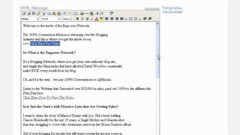 To Change The Links In An Aweber Email Campaign Presentation Video