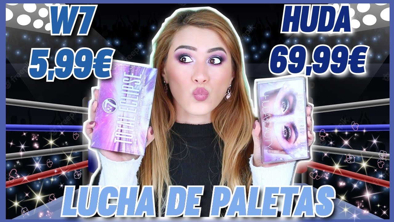 🔥Lucha de paletas: Huda Beauty Mercury Retrograde VS W7 Total Eclipse ¿quién ganará?
