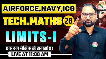 VIRAT Batch 2.O / Limits # 01 / Maths for Airforce, Navy, ICG, BSF / Airforce Maths classes 2025