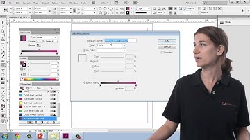 14 Working with Gradients "Creating, Editing and Adding Gradients" (1/1) - InDesign tutorial