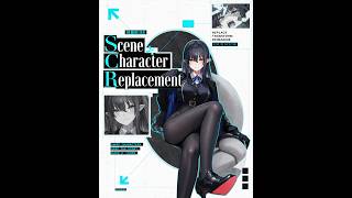 Scene character replacement