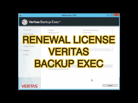 How to Renewal License Veritas Backup Exec