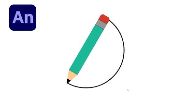 Adobe Animate #4: How To Animate A Pencil Drawing and Erasing