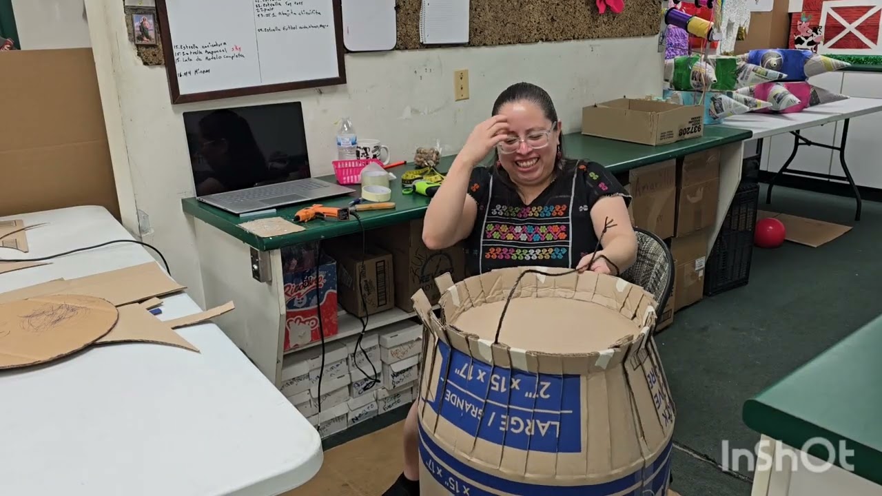 como hacer piñata de lata cerveza modelo