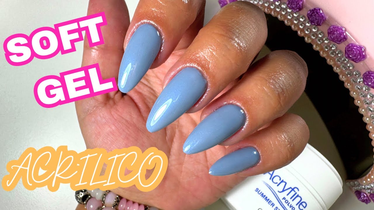 💅UÑAS SOFT GEL CON ACRILICO EN VIVO Dani DIY lleguemos a los 100K de ...