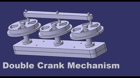 Double crank mechanism || Simulation || Catia V5