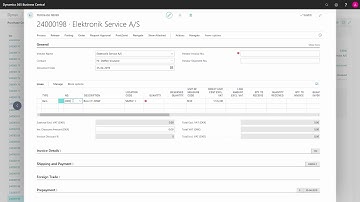 Cross References and Extended texts on Purchase Lines - Microsoft Dynamics 365 Business Central