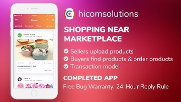 Shopping Near App Template & Source Code for Sale - Transaction Model