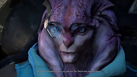 Mass Effect™ Andromeda (PS4) Jaal tells Sara Ryder how awesome Angaran Porn must be