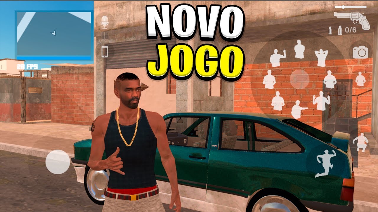 Jogo Top Estilo GTA San Andreas . jogo no meu perfil . #jogomobile