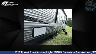 Spectacular 2026 Forest River Aurora Light Travel Trailer RV For Sale in San Antonio, TX | RVUSA.com