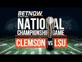 Clemson vs. LSU CFP National Championship Game Odds and ...