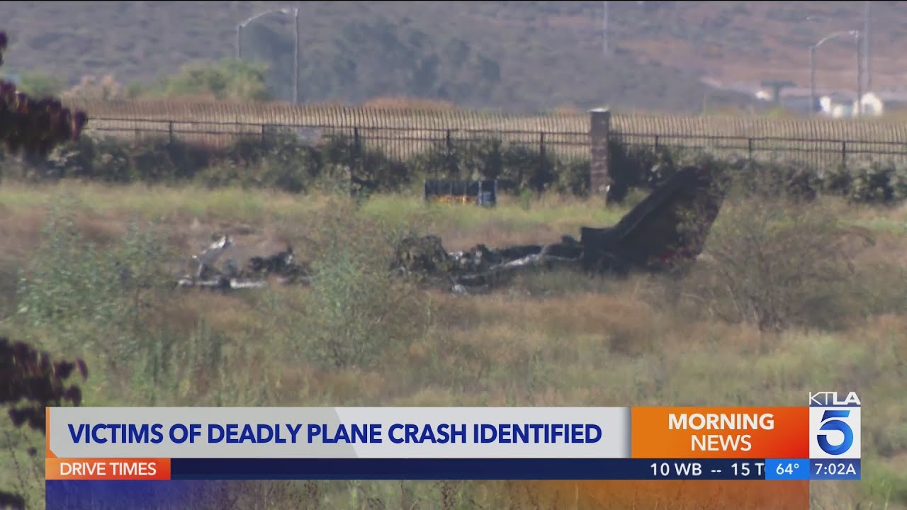 6 victims in French Valley Airport plane crash identified - YouTube