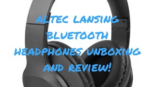 ALTEC LANSING MZXOO7 BLUETOOTH HEADPHONES UNBOXING AND REVIEW(go to description for details) screenshot 5