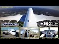 Finnair A350-900 XWB Business Class first flight to Helsinki HOT!!! [AirClips full flight series]