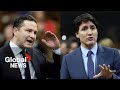 Poilievre laughs at trudeaus take on inflation did he realize budgets dont balance themselves