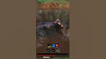 Sarco vs sucho & 2 megs #pathoftitans #dinosaur #gaming