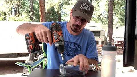 Making A Whiskey Bottle Lamp!