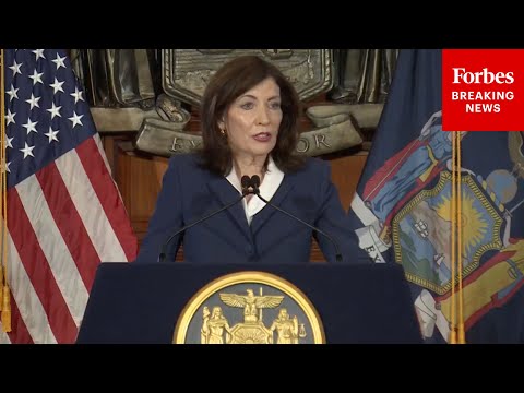Gov. Kathy Hochul And New York State Legislators Announce Budget Framework