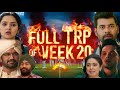 FULL TRP Week 20 : Vasudha Tops, Mannat Drops & IPL Affect | Star Plus Colors Zee TV Sony SAB