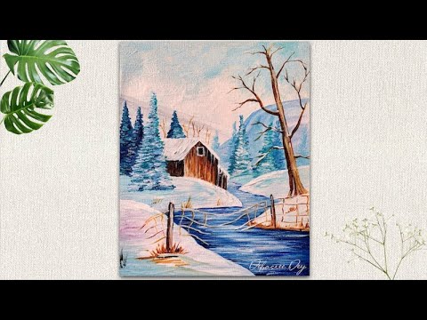 Landscape painting in Sketchbook - Step by step Guidance - Debasree Dey Art