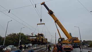 картинка: 🎙️2025.10.18 - Разтоварване на машина за извеждане по ос и ниво Matisa