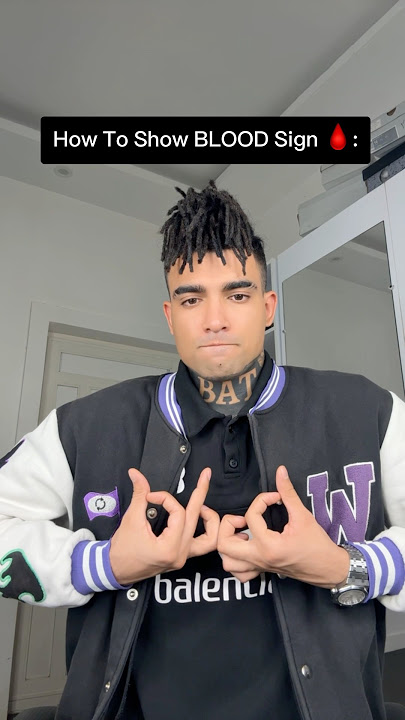 How To Show B.L.O.O.D Sign 🩸
