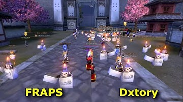 Fraps vs Dxtory Quality Test Side-by-Side