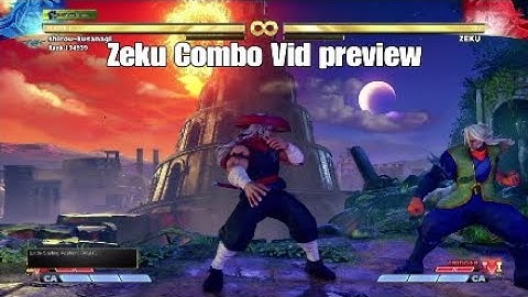 Street Fighter V  Zeku V Skill 2  full video in description
