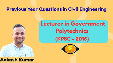 KPSC Civil Engineering Polytechnic Lecturer previous year question papers