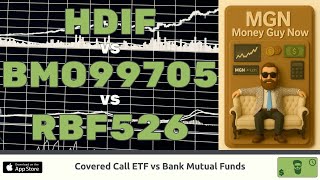 HDIF vs BMO vs RBC (Covered Call vs Bank Mutual Funds)
