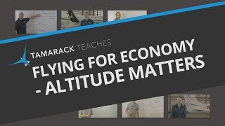 Flying for Economy Altitude Matters