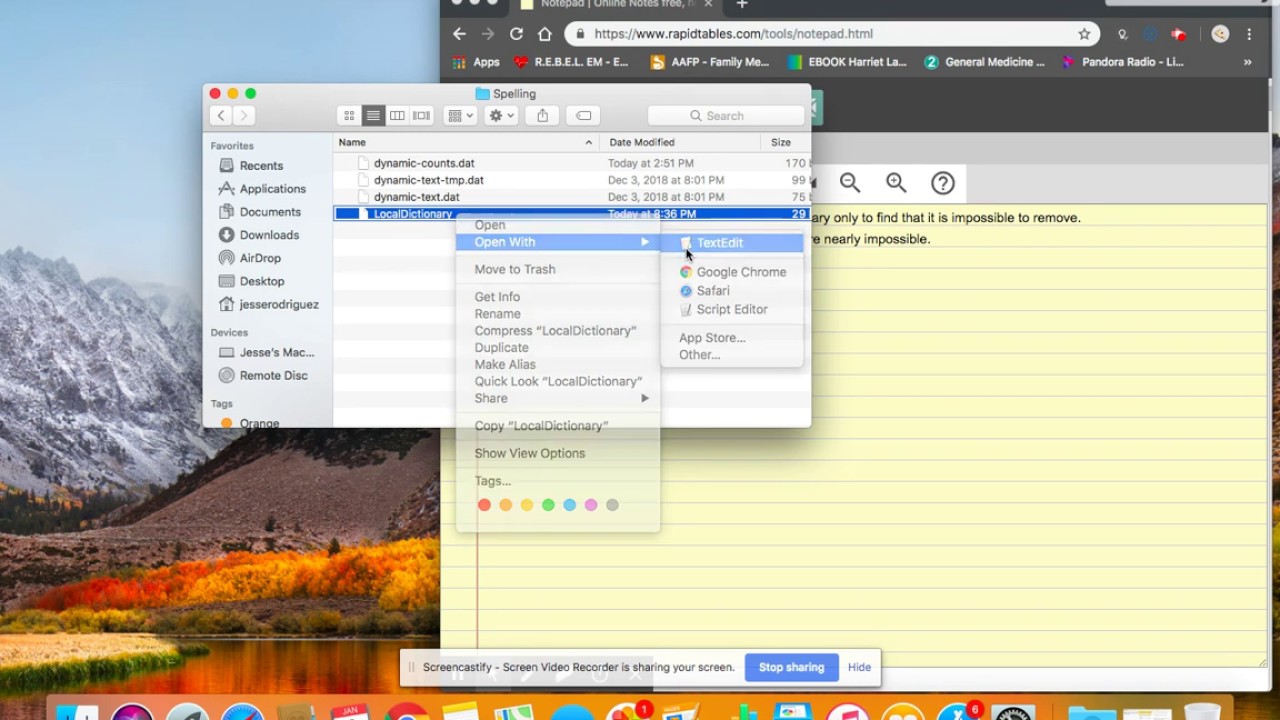 Google Chromeのスペル辞書から単語を削除する方法
