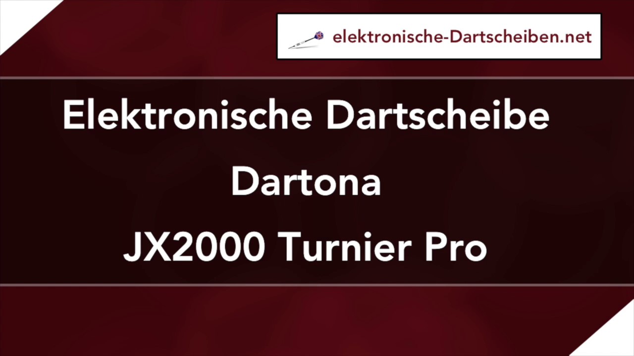 Dartona Elektronische Dartscheibe JX2000 Turnier Pro