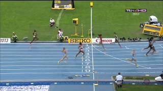 Christine OHURUOGU Wins Womens 400m Final IAAF Moscow World Championship 2013