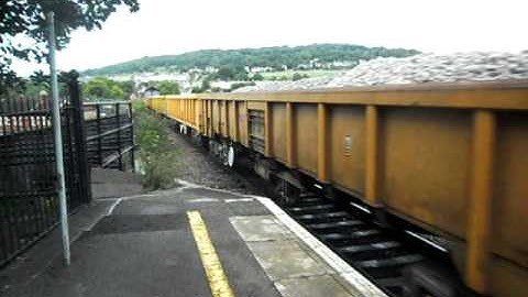 DB Schenker Class 66 66005 Passing Bath Spa Working 6W33 A Short Engineers Train